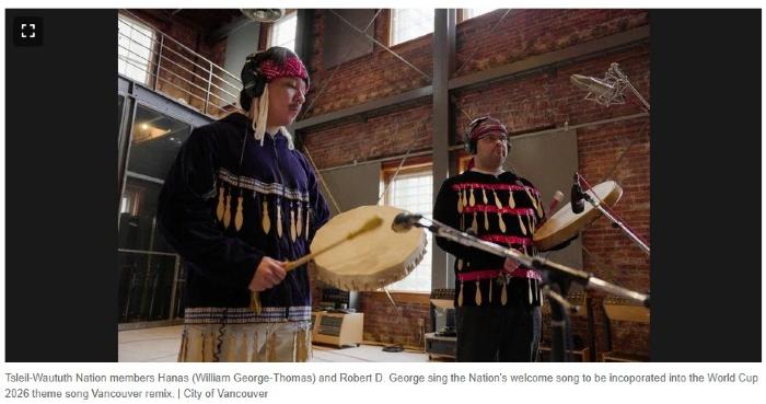 FIFA drops Vancouver remix of World Cup theme song featuring local First Nations