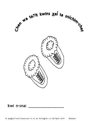 Chen wa ta7lt kwins x̱el̓ ta sníchim-chet