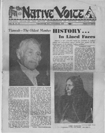 The Native Voice, Volume 2, No. 11