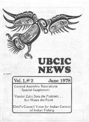UBCIC News, Volume 1, Number 2