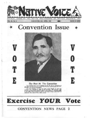 The Native Voice, Volume 3, Number 4