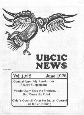 UBCIC News, Volume 1, Number 2