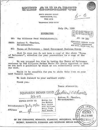 Terms of Reference: Local Government Committee on the Taxation of Indian Lands
