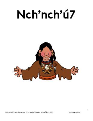 Squamish Counting People Flashcards