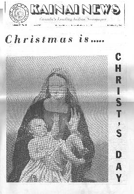 Kainai News, Volume 9, No. 23