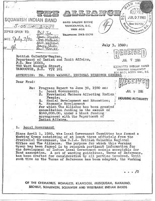 [Correspondence from Andrew C. Charles to Fred Walchli]