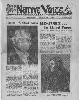 The Native Voice, Volume 2, No. 11