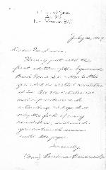 [Correspondence from Barbara Braithwaite to Mr. Lewis]