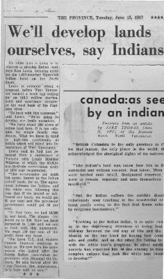 We'll develop lands ourselves, say Indians
