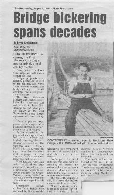 Bridge bickering spans decades