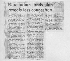 New Indian lands plan reveals less congestion