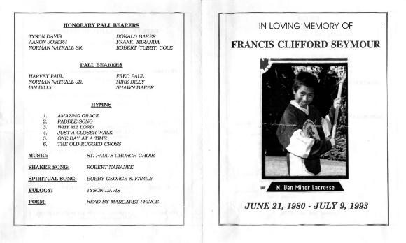In Loving Memory of Francis Clifford Seymour