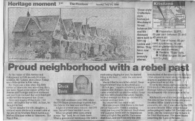 Proud neighbourhood with a rebel past