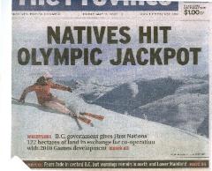 Natives Hit Olympic Jackpot