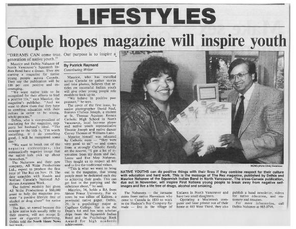 Couple hopes magazine will inspire youth