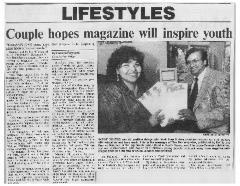 Couple hopes magazine will inspire youth