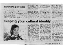 Renewing pow wow