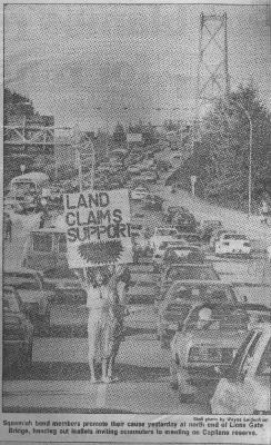 [Land claims support]