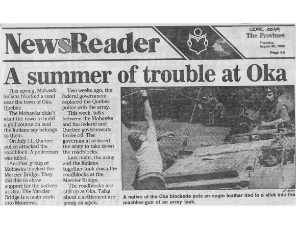 A summer of trouble at Oka