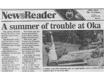A summer of trouble at Oka