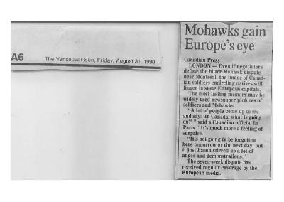 Mohawks gain Europe's eye