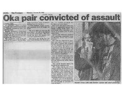 Oka pair convicted of assault