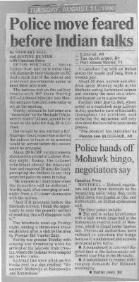Police move feared before Indian talks