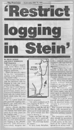 "Restrict logging in Stein"