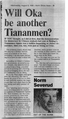 Will Oka be another Tiananmen?