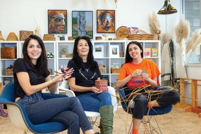 Women and girls weave a path to healing