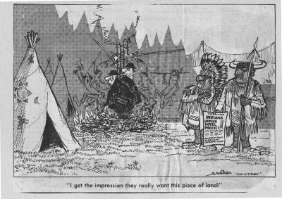 "I get the impression they really want this piece of land!"