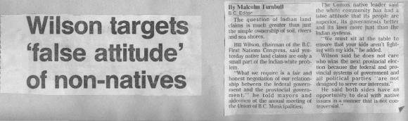 Wilson targets 'false attitude' of non-natives