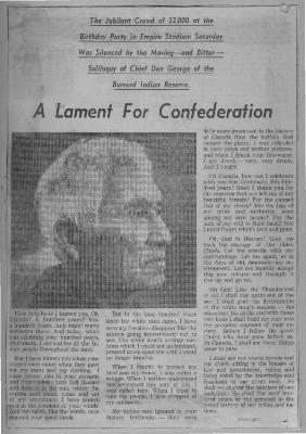 A Lament for Confederation