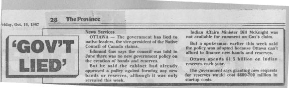 "Gov't Lied"