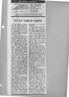 All for native rights
