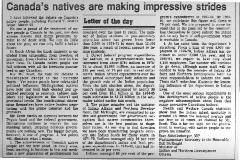 Canada's natives are making impressive strides
