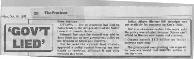"Gov't Lied"
