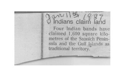 Indians claim land