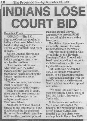 Indians lose court bid