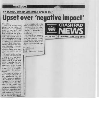 NV School Board Chairman Speaks Out: Upset over 'negative impact'