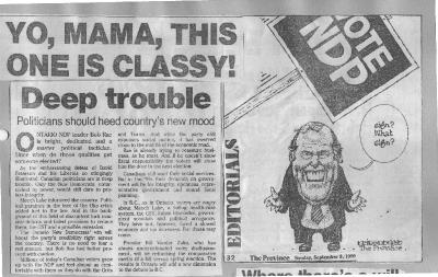 Yo, Mama, this one is Classy! Deep trouble: Politicians should heed country's new mood