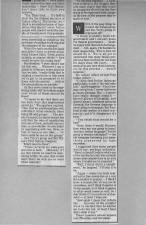 ["Native Affairs Minister Jack Weisgerber is, or was, one of those car-dealer Socreds you've heard about."