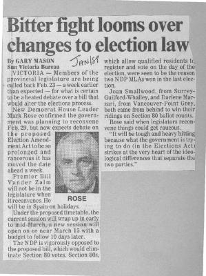 Bitter fight looms over changes to election law