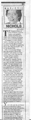 ["The disappearance of Jean Chretien..."]