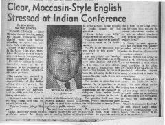 Clear, Moccasin-Style English Stressed at Indian Conference