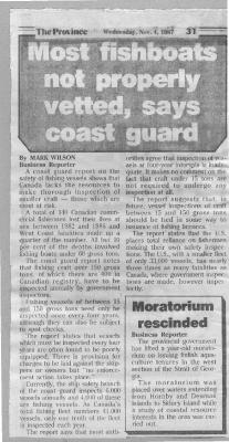 Most fishboats not properly vetted, says coast card