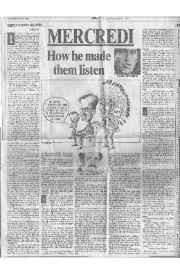 Mercredi: How he made them listen