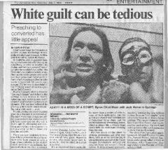 White guilt can be tedious