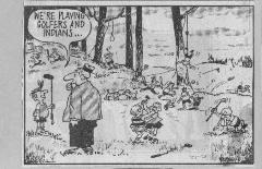 "We're playing golfers and Indians..."