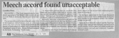 Meech accord found unacceptable
